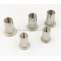 Factory carbon steel Flat Head Stainless Steel Custom Brass Blind Riveting Rivet Nut